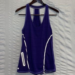 Athleta Purple Racerback Top